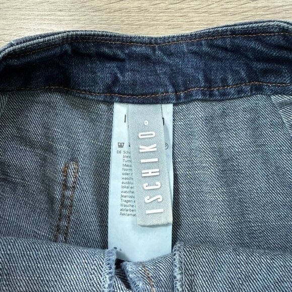 Ischiko by Oska Classic Blue Women's Tapered Leg Jeans - Picture 6 of 12